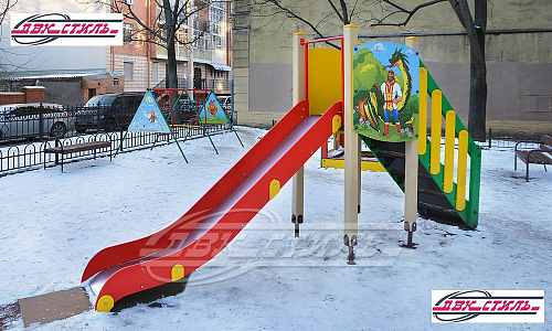 Детская горка Г-13/1 Сказка "Русские сказки".  �2